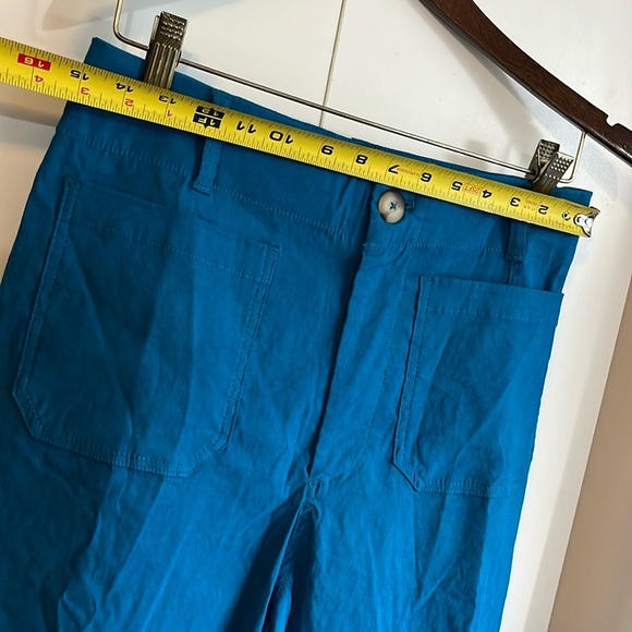 Anthropologie The Colette Cropped Wide-Leg Pants:Magic Fabric Edition Sz 30 NWT - Picture 4 of 14
